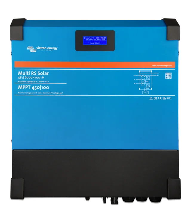Pytes 1 fase pakket Pytes 11,78 kWh en Victron Multi RS solar 6 kVa, foto 2 van 2