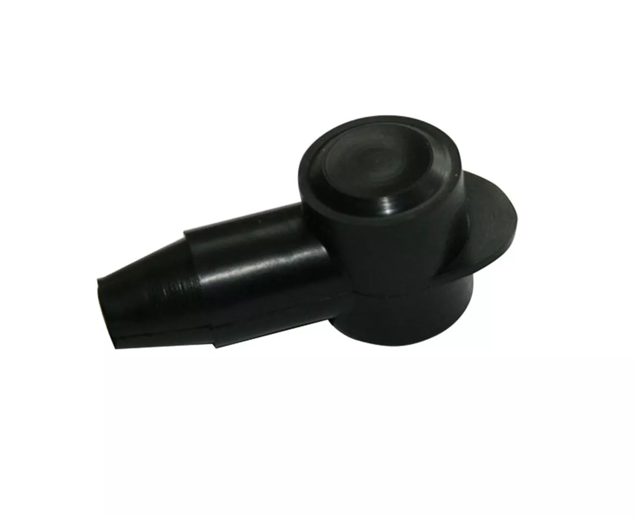 Afdekkap rond rood of zwart 24mm, foto 2 van 3