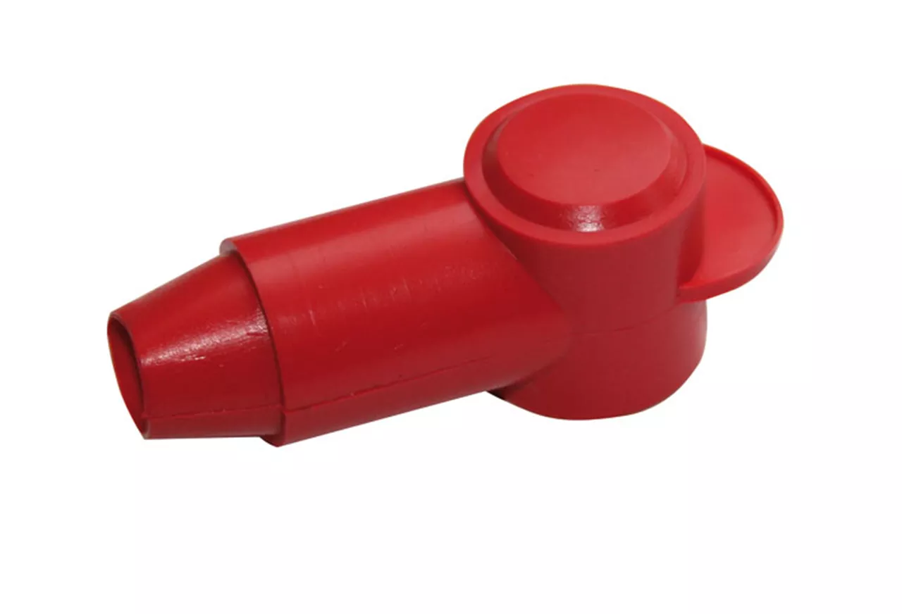 Afdekkap rond rood of zwart 24mm, foto 3 van 3