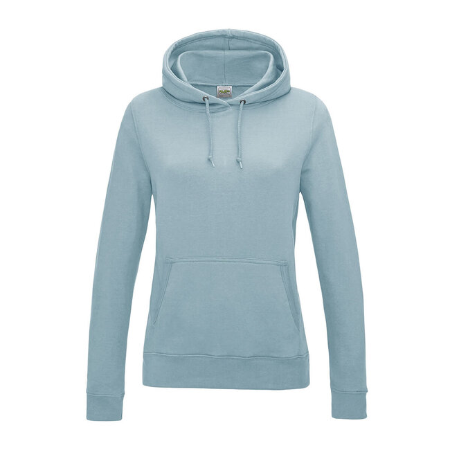 Basic Hoodie Dames Baby Blauw