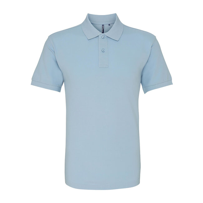 Basic polo heren baby blauw