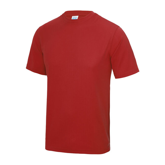 Basic T-shirt sport heren rood