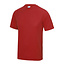 Basic T-shirt sport heren rood