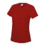 Basic T-shirt sport dames rood