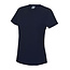 Basic T-shirt sport dames navy blauw