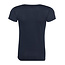 Basic T-shirt sport dames navy blauw