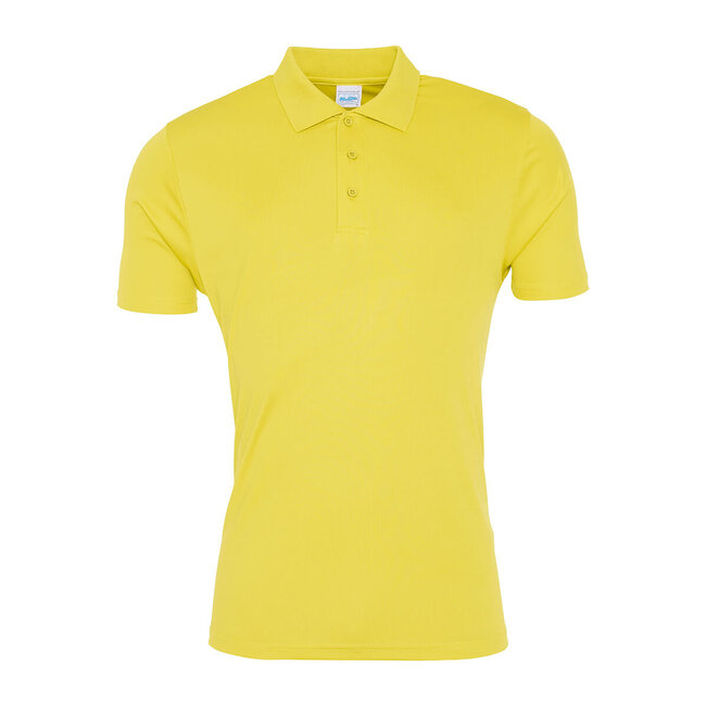 Basic polo sport heren geel
