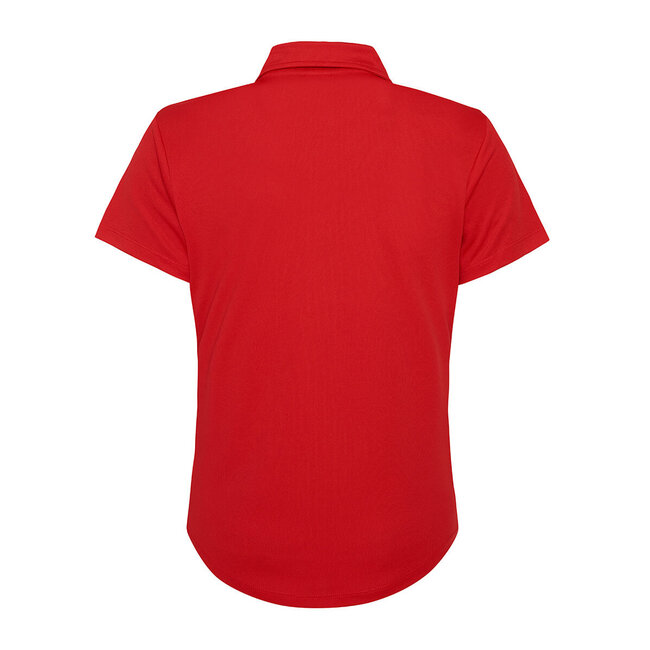 Basic polo sport dames rood