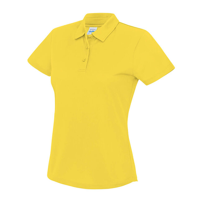 Basic polo sport dames geel