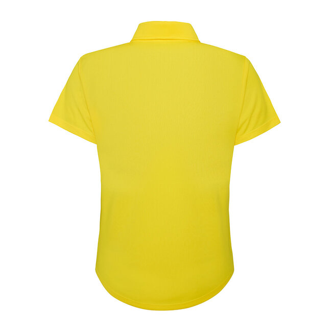 Basic polo sport dames geel