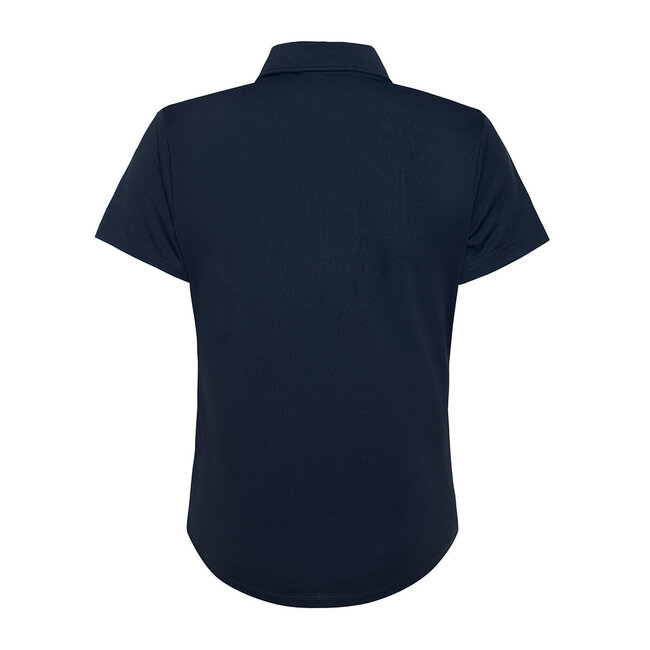 Basic polo sport dames navy blauw