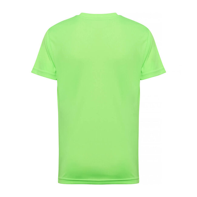 Basic t-shirt sport slim fit heren fel groen