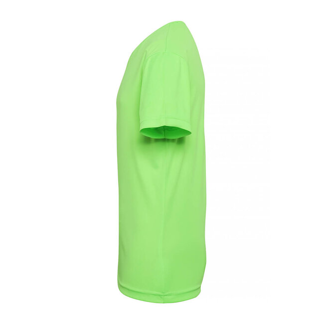 Basic t-shirt sport slim fit heren fel groen