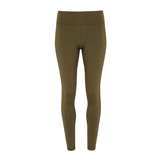 TriDri Premium legging sport dames olijf groen