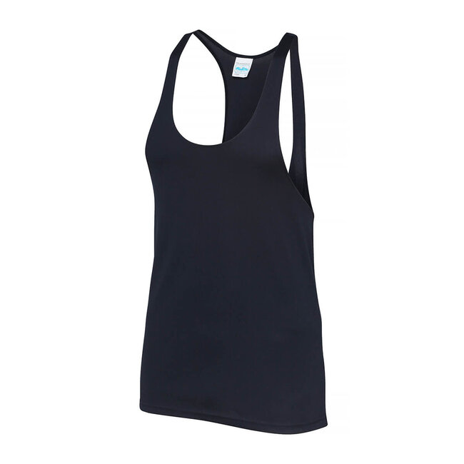 Basic tank top sport heren navy blauw