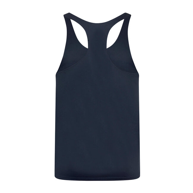 Basic tank top sport heren navy blauw