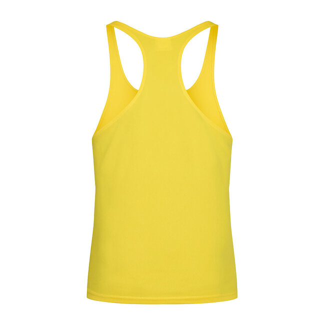 Basic tank top sport heren geel