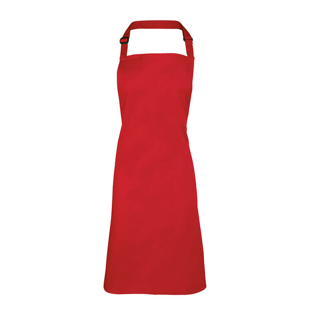 Premier Basic horeca schort unisex rood