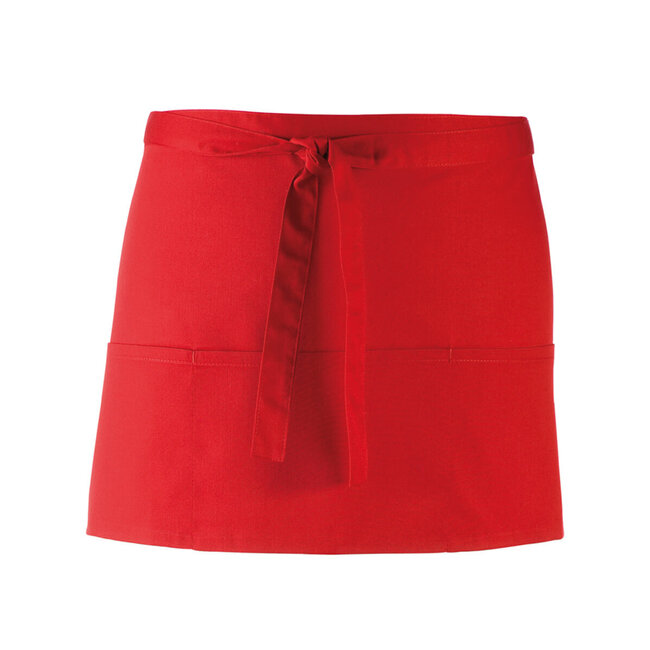 Premier Basic horeca sloof kort unisex rood