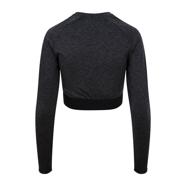 Basic longsleeve sport dames zwart