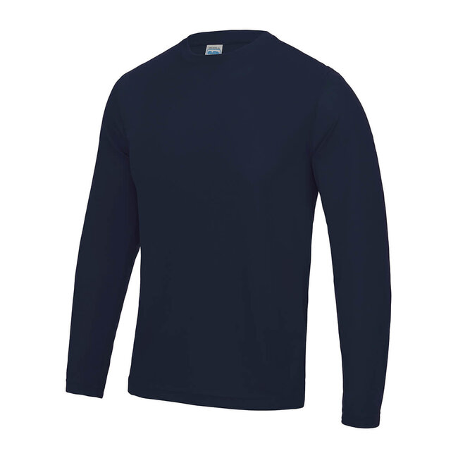 Basic sweater sport heren navy blauw