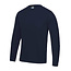 Basic sweater sport heren navy blauw