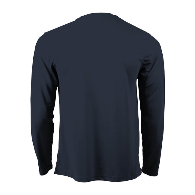 Basic sweater sport heren navy blauw