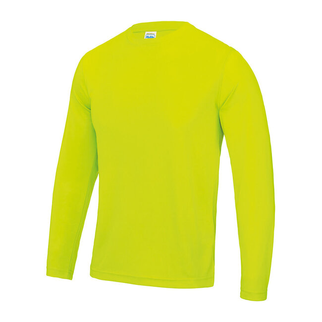 Basic sweater sport heren fel geel