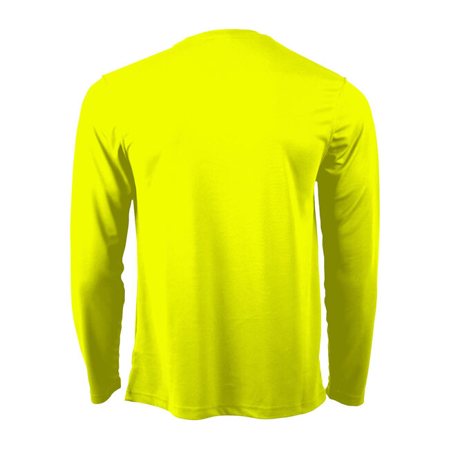 Basic sweater sport heren fel geel