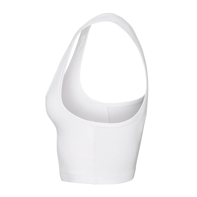 Basic beha top sport dames wit
