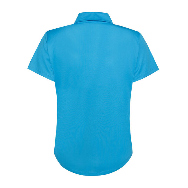 Basic polo sport dames baby blauw