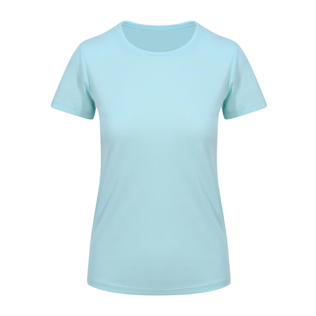Basic T-shirt sport dames baby blauw