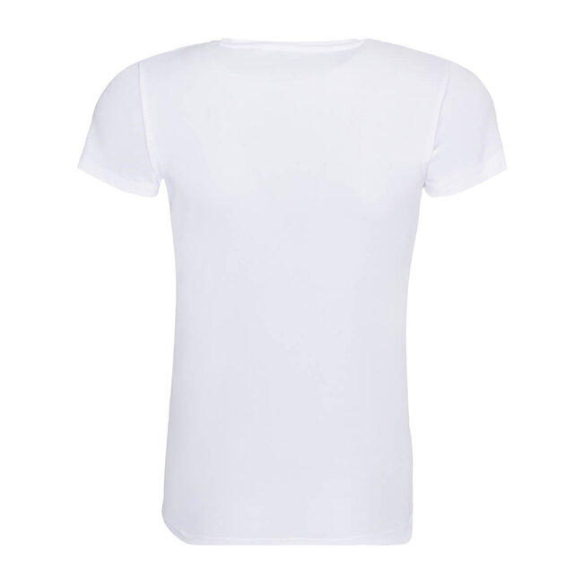 Basic T-shirt sport dames wit