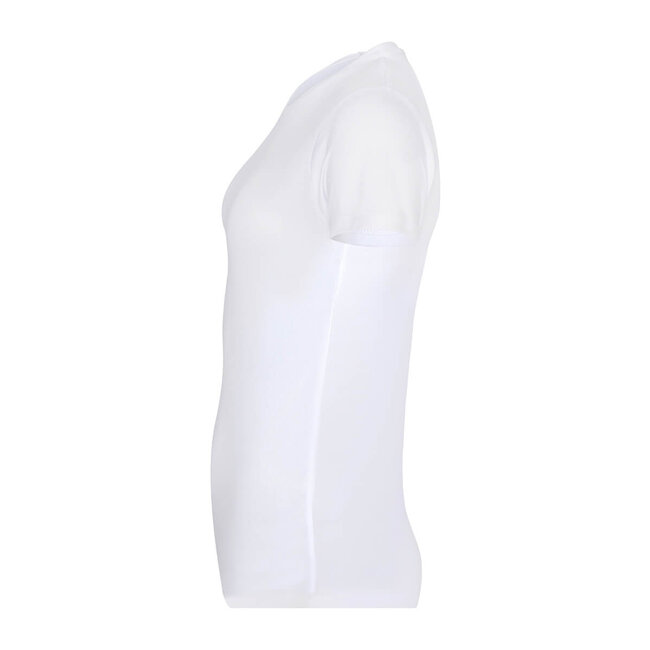 Basic T-shirt sport dames wit