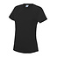 Basic T-shirt sport dames zwart