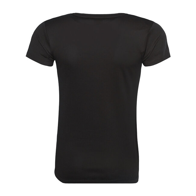 Basic T-shirt sport dames zwart