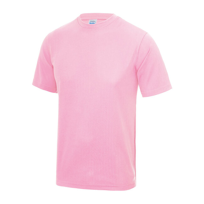 Basic T-shirt sport heren roze