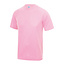 Basic T-shirt sport heren roze