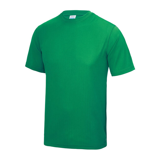 Basic T-shirt sport heren groen