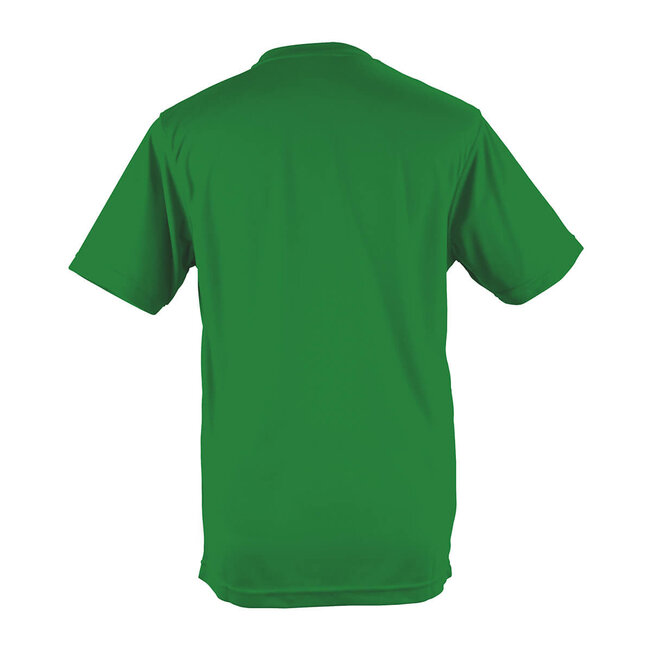 Basic T-shirt sport heren groen