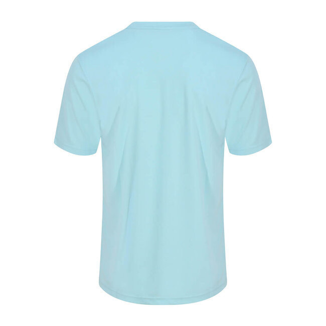 Basic T-shirt sport heren baby blauw