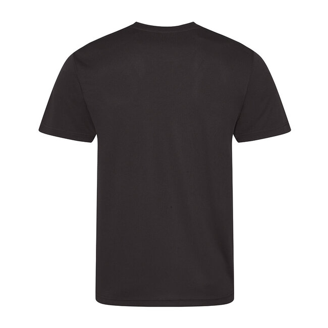 Basic T-shirt sport heren zwart