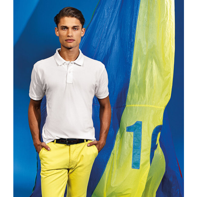 Basic polo heren wit