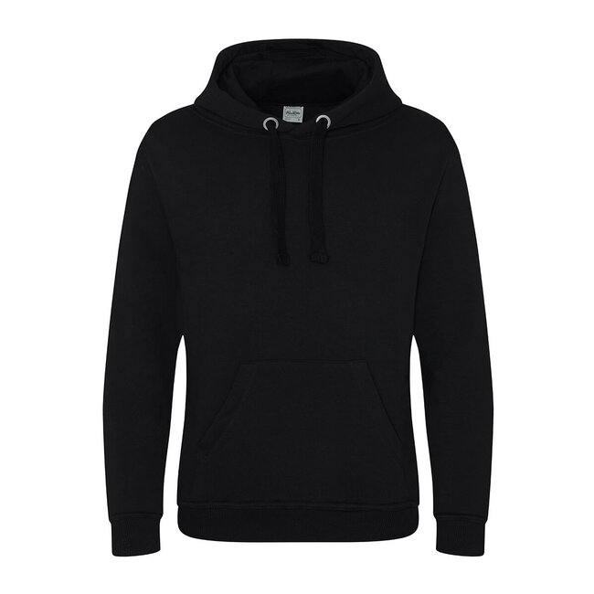 Basic Heavy Hoodie Unisex Zwart - Extra dik materiaal