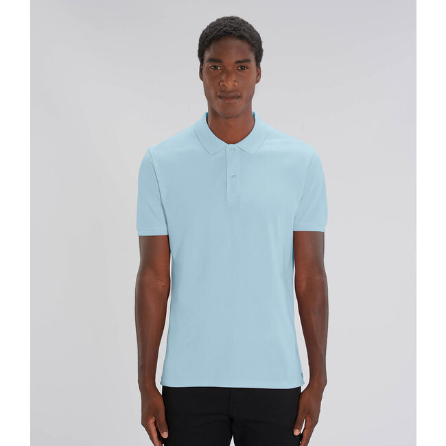 Premium Polo Heren Baby Blauw - Extra dik materiaal