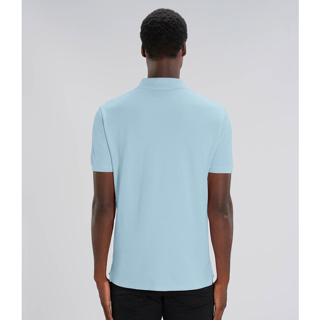 Premium Polo Heren Baby Blauw - Extra dik materiaal