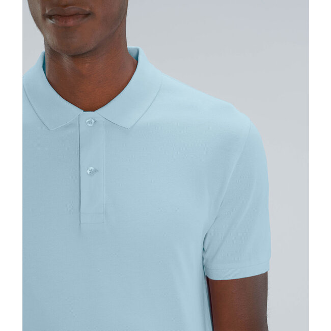 Premium Polo Heren Baby Blauw - Extra dik materiaal