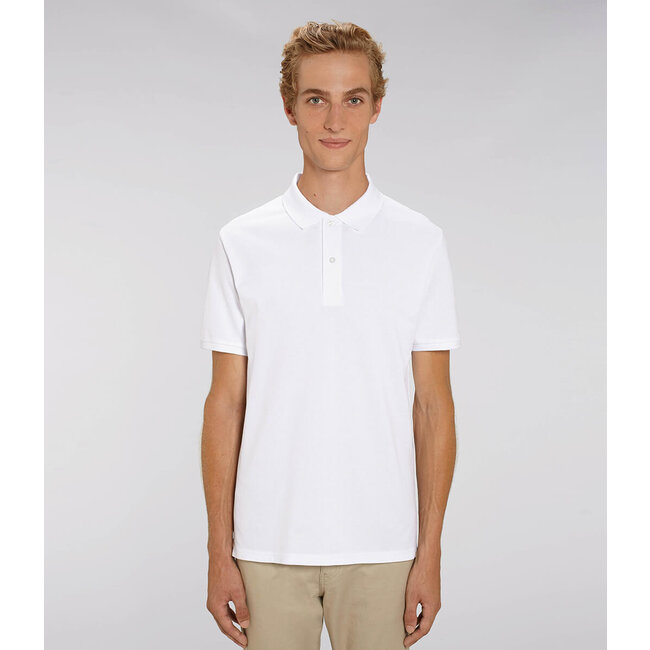 Premium Polo Heren Wit - Extra dik materiaal