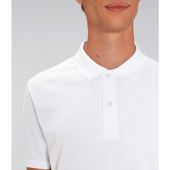 Premium Polo Heren Wit - Extra dik materiaal