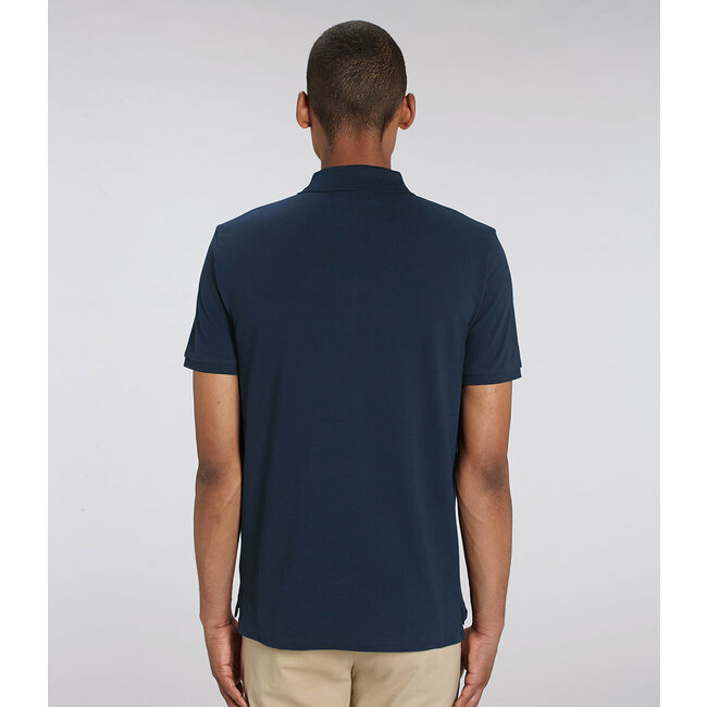 Premium Polo Heren Navy Blauw - Extra dik materiaal